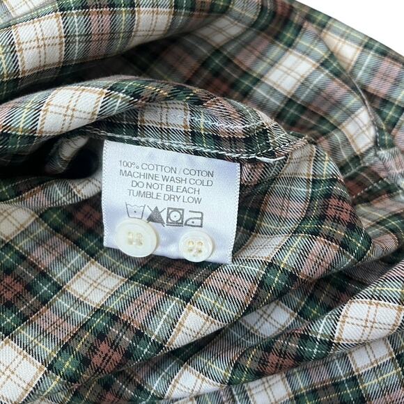 Band of Outsiders Button Down Shirt Plaid Cotton Sleeves Collar Casual Medium - Picture 6 of 10